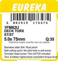 1FM82 - Decking Screw ST/ST Torx -1FM82_label_T